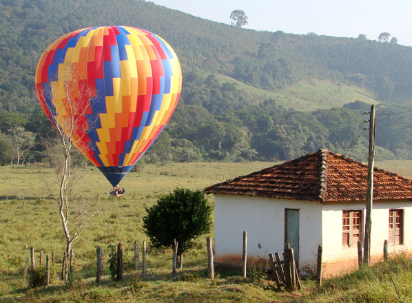 Voo de balão em São Lourenço